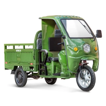 Грузовой электротрицикл Rutrike Гермес 1500 60V1200W темно-зеленый